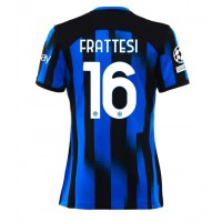 Dres Inter Milan Davide Frattesi #16 Domáci pre Ženy 2023-24 Krátky Rukáv